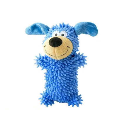 Interactive Blue Dog Toy for Dental Care and Boredom Relief - Ideal Christmas Gift for Dogs